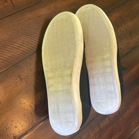 Steve Madden Caliber Suede Hidden Wedge Sneakers Dual Zip - Picture 5 of 7